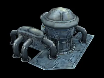 Machinery - Oil Irrigation 01 3D model