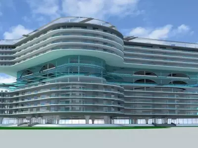 Office Building 1 3D model