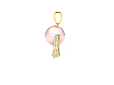 Women Pendant 3DM STL OBJ FBX Render Details 3D print model 29