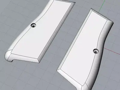 Walther PP grips 3D print model