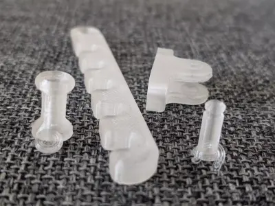 Casement Window Stay  - Snap-Together Design Free 3D print model
