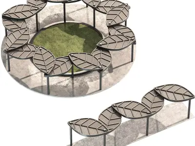 Walk Way Shade 3D model