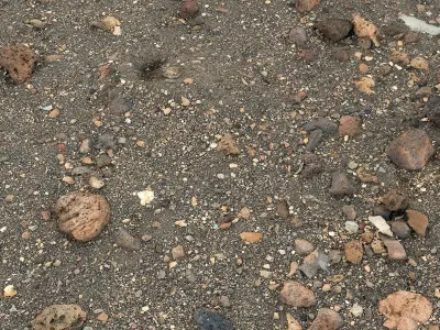 Stone Desert 16K Low-poly 3D model