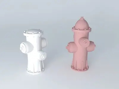 Fire Hydrants Free 3D model