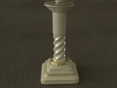 Screw Lamp Interior Prop 3D model