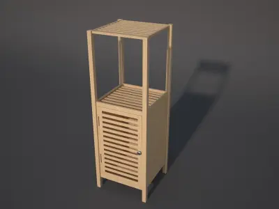 Wooden Cupboard 3D model purchase