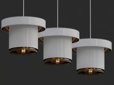 Jacksons  Three Ceiling Lamps 3D model