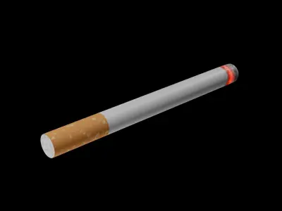 Cigarette  Low-poly 3D model