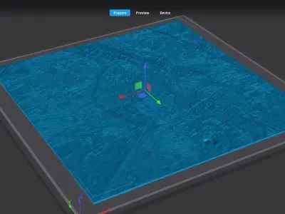 Cityscape Brugge Belgium 3D model