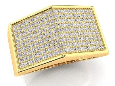 Big fancy mans ring 3D print model