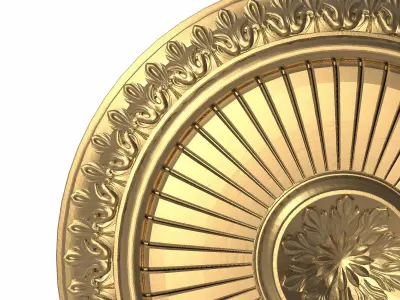 decorative pattern ready for 3D printing 3D model