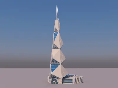 0149 - Future Skyscraper 3D model