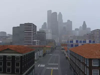 City 100 Low-poly 3D model