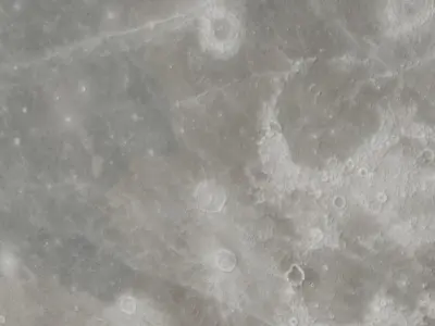 Realistic Low-Poly Moon 3d Model  3D model