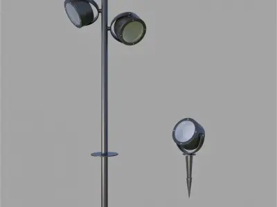Lantern and spotlight SLV Sitra 360 3D model