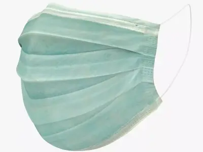 Surgical Mask - PBR Low-poly 3D model