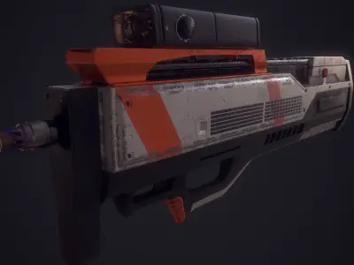 Scifi Weapon 3D model