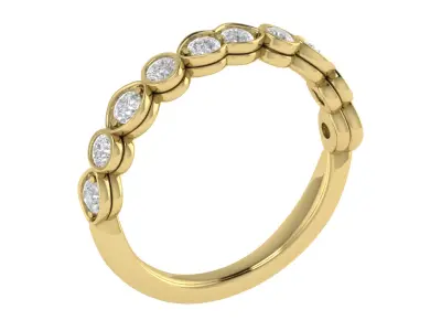 Women Ring  Render 3dm STL OBJ FBX TXT Details 3D print model 13