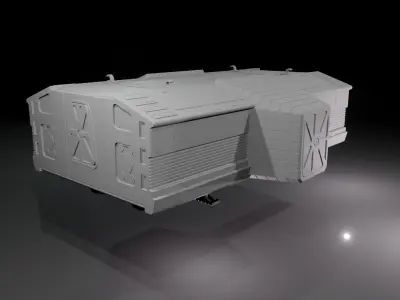 1-24 scale Space 1999 Eagle Lab pod 3D print model