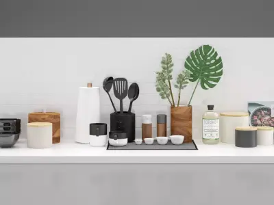 Kitchen Accessories 3D model 2