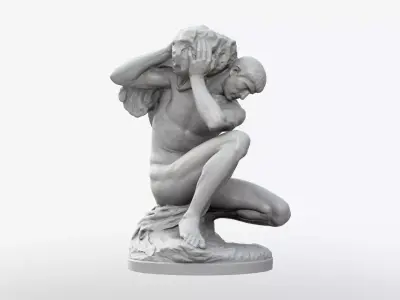 Atlas Statue 3D print model