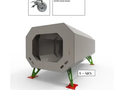 Welding Project Plans Drawings Stove 1 DXF PDF 3D model