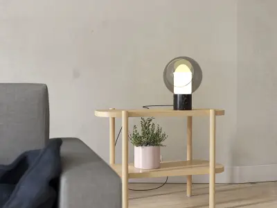 Sofa - Scandinavian style - photorealist 3D model