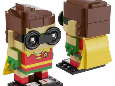 Lego Brickheadz - 41587 Robin 3D model