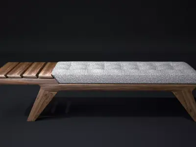 Cousin Eddie bench from Jory Brigham 3D model