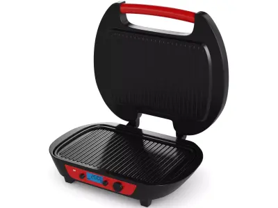 Kitchen appliances Electric Grill Low-poly 3D model