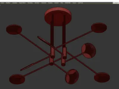 BASE FILA Low-poly 3D model