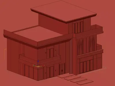 Modern Villa Exterior 3D model