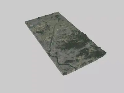 Goyang City Low-poly 3D model