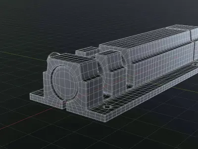 Door Bolt Lock  Free 3D model