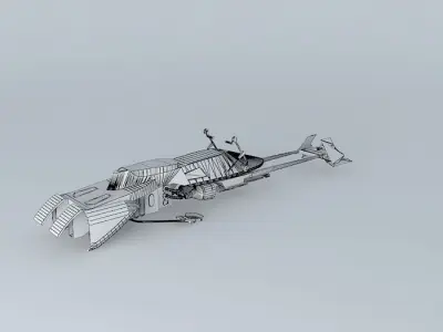 Star Wars  Speeder Bike 3D model