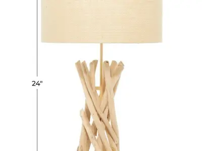 Palouse Wood Table Lamp 3D model