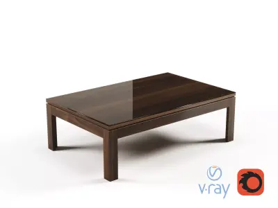 Modern Office Coffee Table 2 For Director Free 3D model