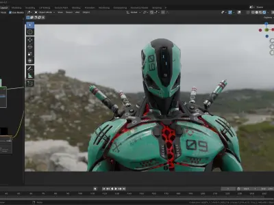 SCIFI ROBOT  3D model