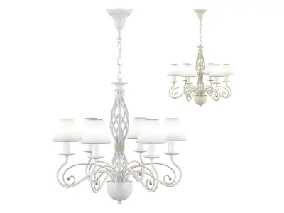 78206x Esedra Lightstar Chandelier 3D model