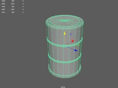 Barrel Free 3D model 3