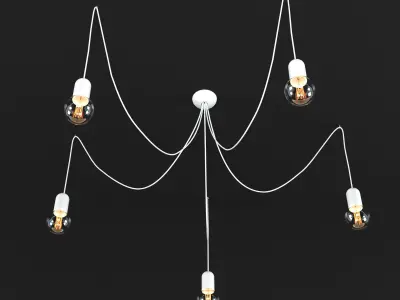 NOWODVORSKI Lamp Spider x5  3D model