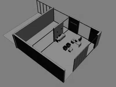 office interior md999 a03 3D model