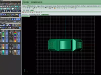 Imperial Block Ring 3D print model