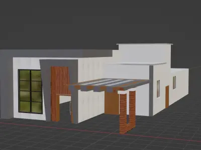 Modern House Free 3D model 10