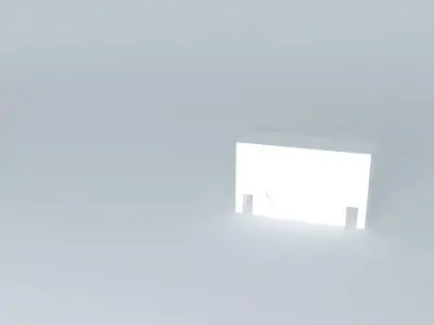 Building box with light Free 3D model