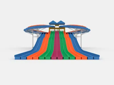 Waterpark Slide 15 3D model