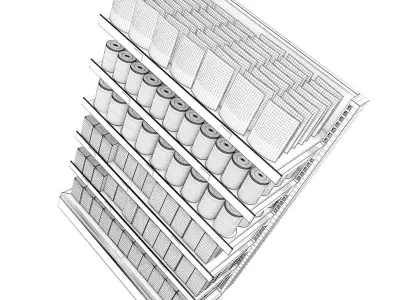  CGAxis Models Volume 32 Supermarket 