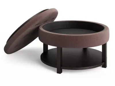 Dalton Coffee Table Round 3D model