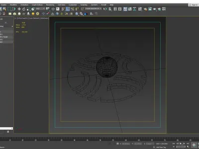 Furniture Door Handle Knob 3d model 20 Low-poly 3D model