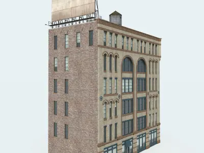 NYC Building Low-poly 3D model buy